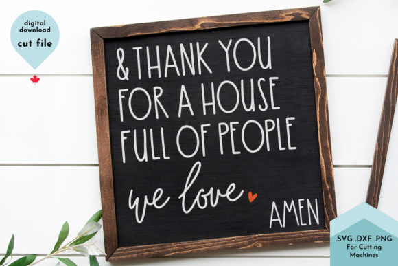 Christian Saying, Gratitude, Farmhouse Graphics for Crafts