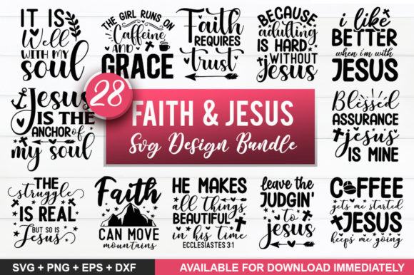 Faith and Jesus SVG Bundle: Graphics & Crafts Brand Review
