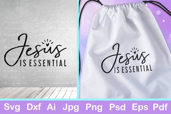 Jesus is Essential: Christian Graphics for Crafts