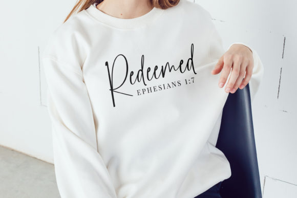 Redeemed Svg, Ephesians 1 7 Svg, Jesus: Faith Graphics & Crafts