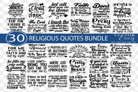 Religious Bundle Christian Quotes SVG: A Designer's Review